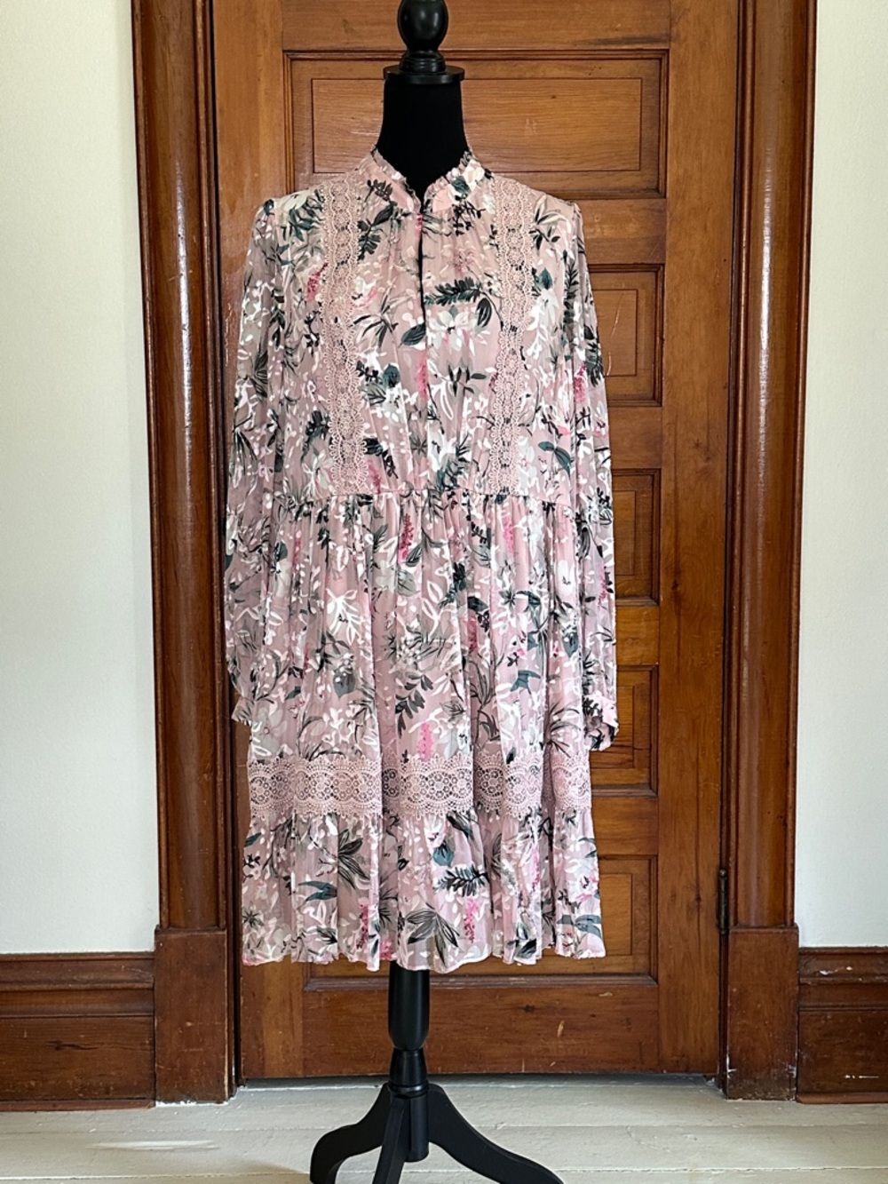 kate spade Blush Pink Pleated Silk Dress
